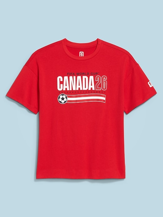 Image number 1 showing, FIFA World Cup 26™ Canada Vintage Crew-Neck T-Shirt for Women