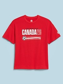 Image number 1 showing, FIFA World Cup 26™ Canada Vintage Crew-Neck T-Shirt for Women