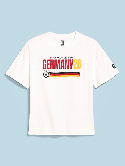 Image number 1 showing, FIFA World Cup 26™ Germany Vintage Crew-Neck T-Shirt for Women