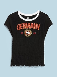 Image number 1 showing, FIFA World Cup 26™ Germany Smocked Graphic T-Shirt for Women