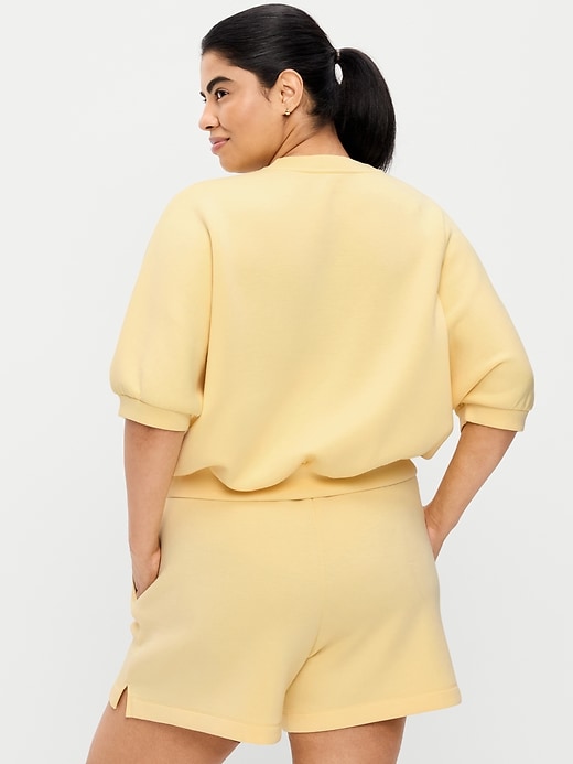 Image number 5 showing, Bounce Fleece Dolman-Sleeve Top