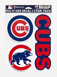 Image number 1 showing, WinCraft® Chicago Cubs 3-Pack Multi-Use Decals