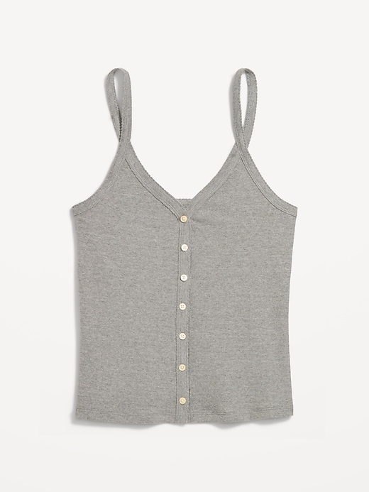 Image number 3 showing, Button-Front Cami Tank Top