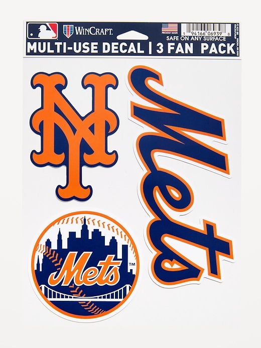 Image number 1 showing, WinCraft® New York Mets 3-Pack Multi-Use Decals