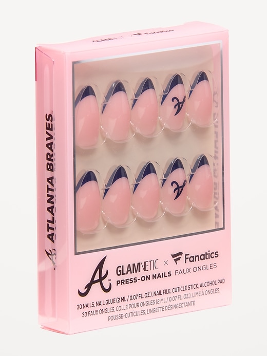 Image number 1 showing, Glamnetic x Fanatics Atlanta Braves Press-On Nail Kit