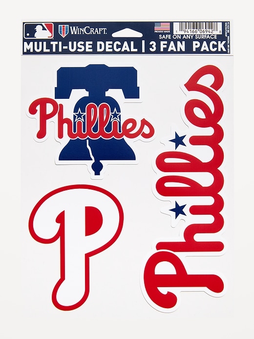 Image number 1 showing, WinCraft® Philadelphia Phillies 3-Pack Multi-Use Decals
