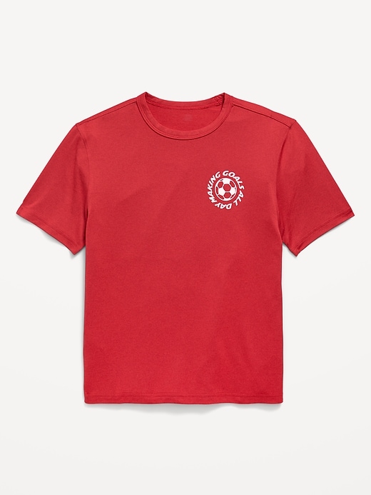 Image number 1 showing, CloudMotion Graphic Performance T-Shirt for Boys