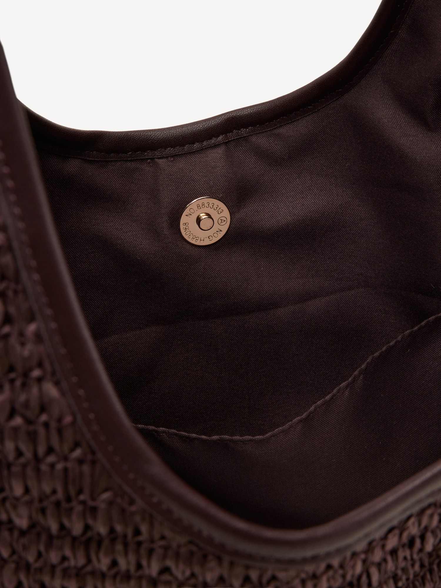 Oversized Raffia Hobo Bag