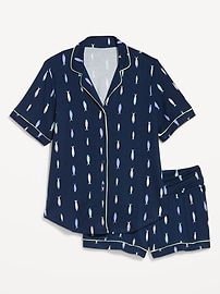 Image number 1 showing, Maternity Classic Pajama Short Set