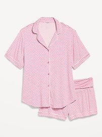 Image number 1 showing, Maternity Classic Pajama Short Set