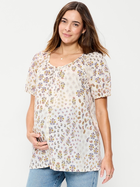 Maternity Airy Button-Down Top