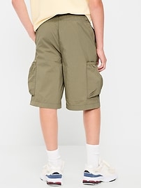 Image number 2 showing, Below Knee Super Baggy Ripstop Cargo Shorts for Boys