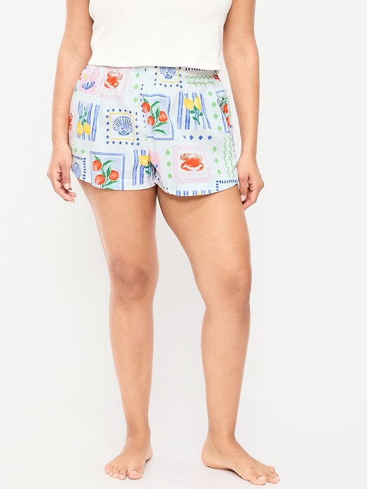 Image number 8 showing, Classic Poplin Boxer Pajama Shorts