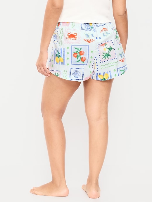 Image number 9 showing, Classic Poplin Boxer Pajama Shorts