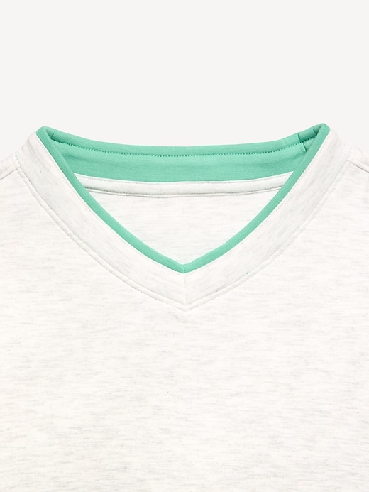 Image number 5 showing, Bounce Fleece V-Neck Sweatshirt for Girls