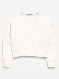Image number 4 showing, Bounce Fleece V-Neck Sweatshirt for Girls