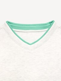 Image number 5 showing, Bounce Fleece V-Neck Sweatshirt for Girls