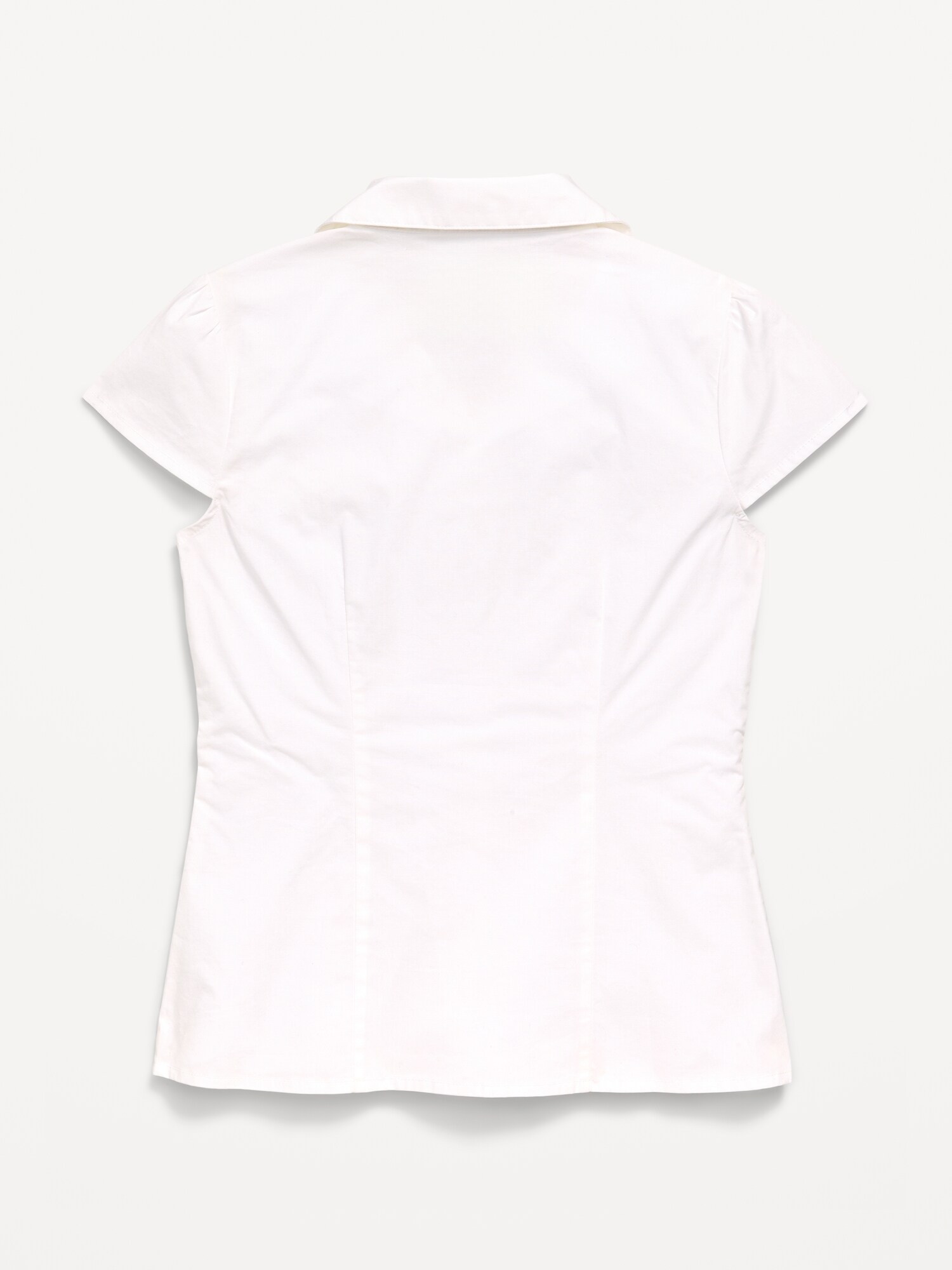 Топ Old Navy School Uniform Short-Sleeve Top для девочек, цвет: Белый — фото 3