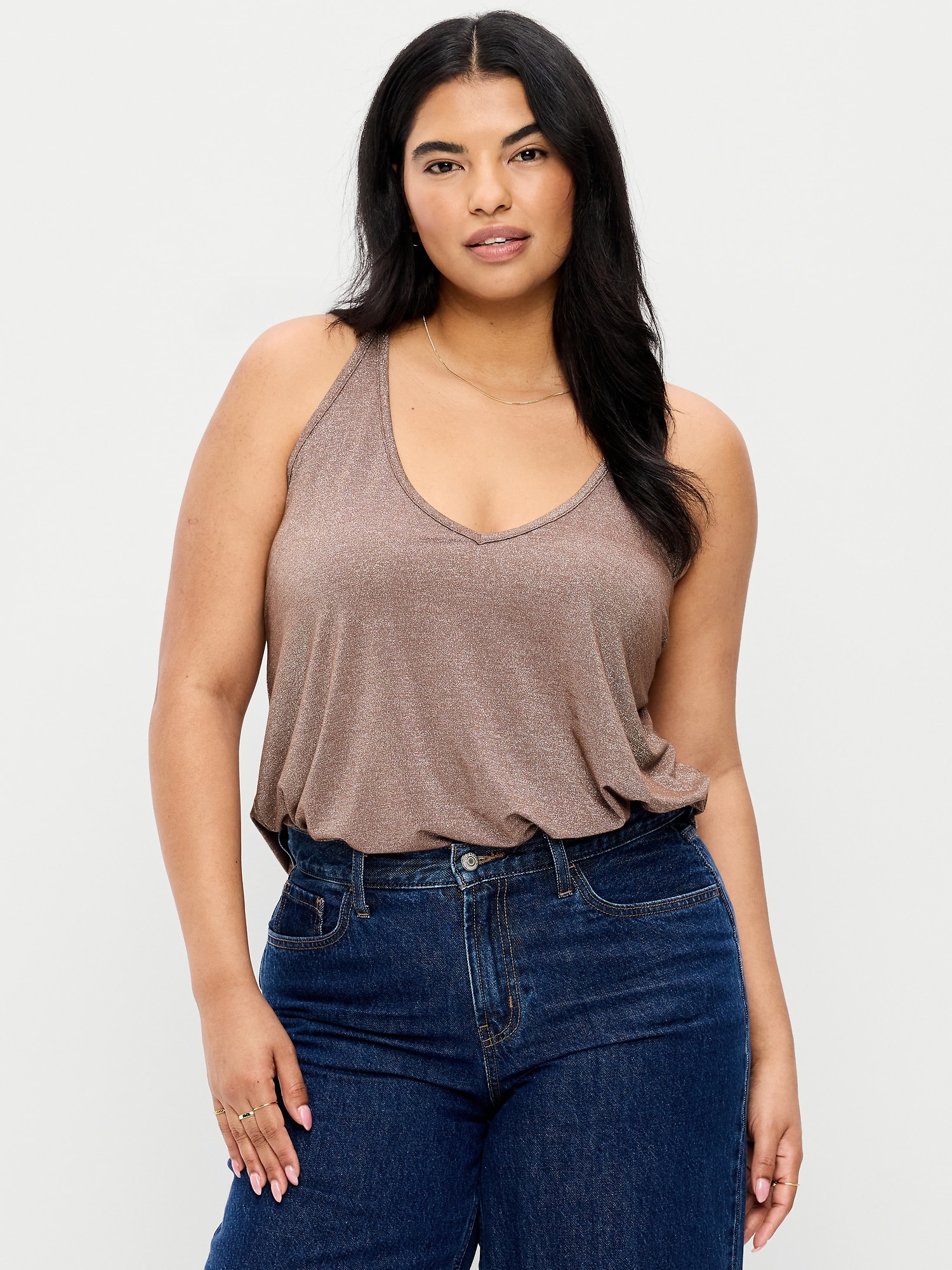 Strappy-Back Swing Tank Top