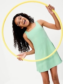 Image number 4 showing, StudioSmooth Sleeveless Athletic Dress for Girls