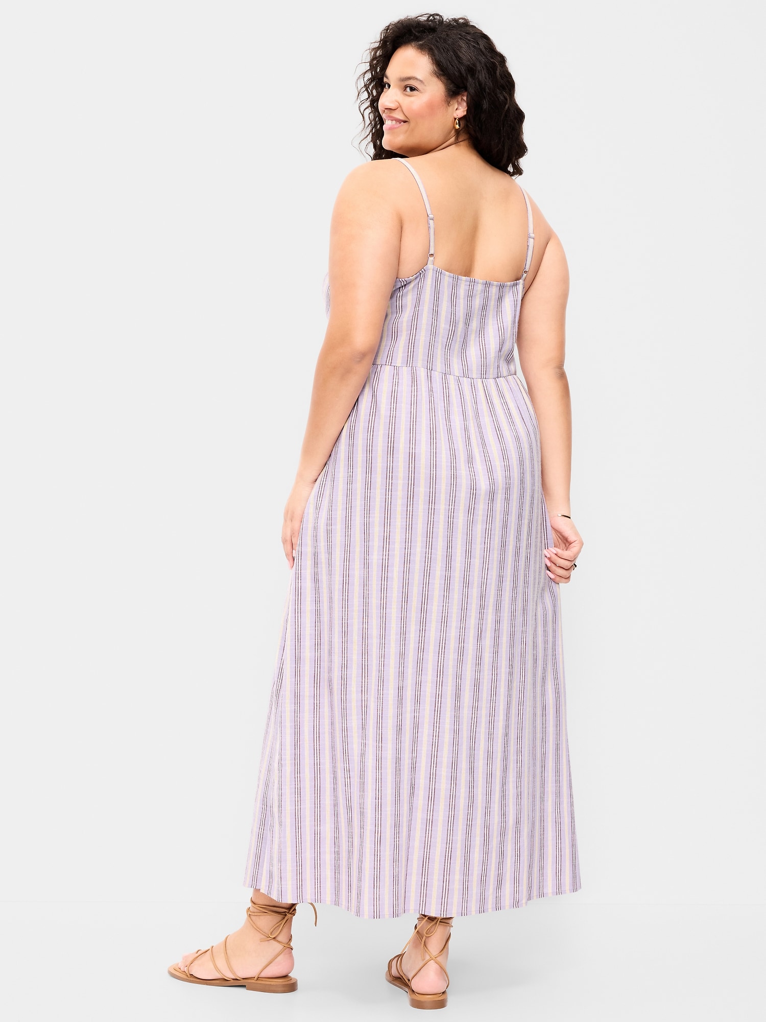 Sleeveless Beaded Boho Maxi Dress