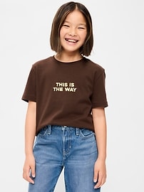 Image number 1 showing, Star Wars™ Gender-Neutral Graphic T-Shirt for Kids