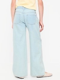 Image number 2 showing, Super Baggy Wide-Leg Jeans for Girls