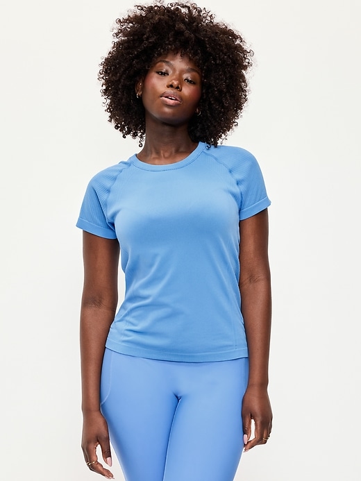 Image number 2 showing, Fluid Seamless Fitted T-Shirt
