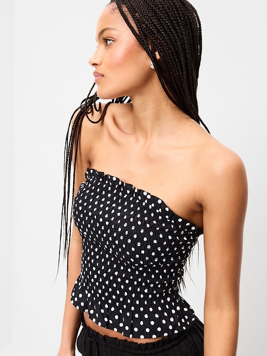 Image number 4 showing, Smocked Bodice Tube Top