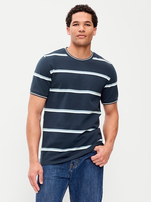 Image number 3 showing, Crew-Neck Pique T-Shirt