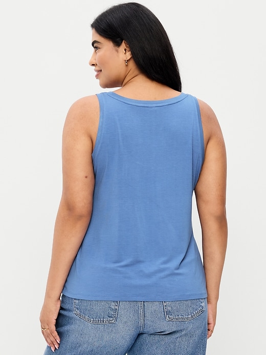 Image number 6 showing, Luxe Scoop-Neck Tank Top