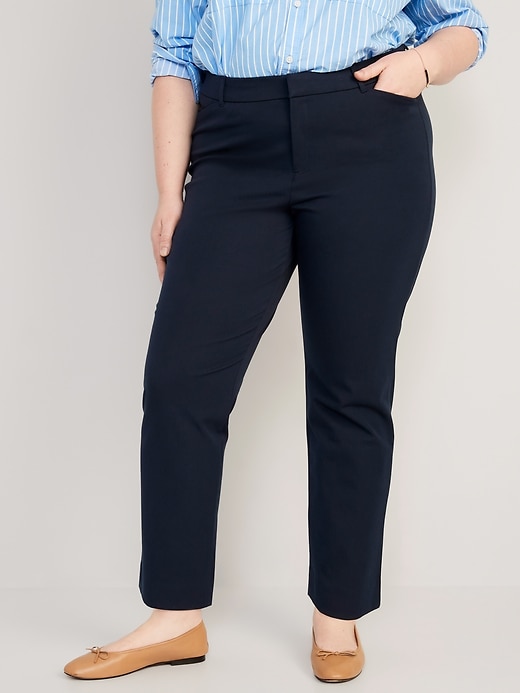 Image number 8 showing, High-Waisted Pixie Straight Pants