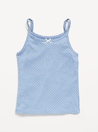 Image number 1 showing, Fitted Printed Tank Top for Girls