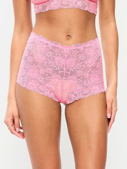 Image number 1 showing, Lace Boyshort Underwear