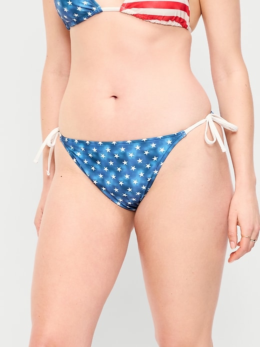 Image number 5 showing, String Bikini Swim Bottoms