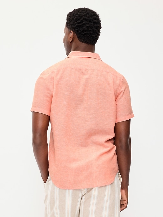 Image number 2 showing, Classic Fit Everyday Linen-Blend Shirt