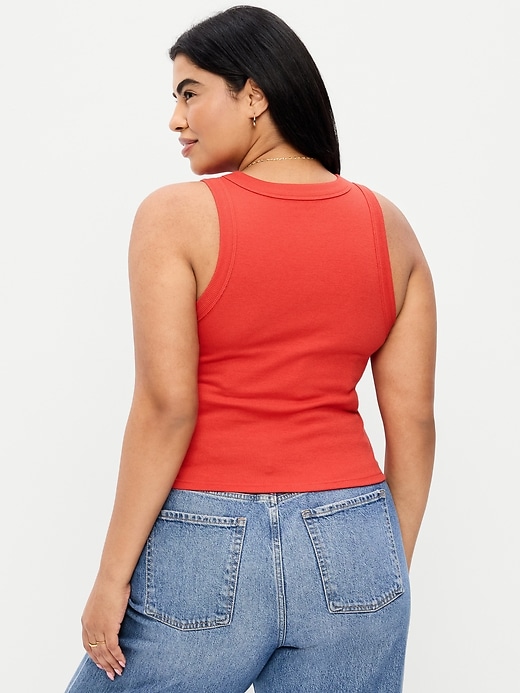 Image number 6 showing, Snug Crop Tank Top