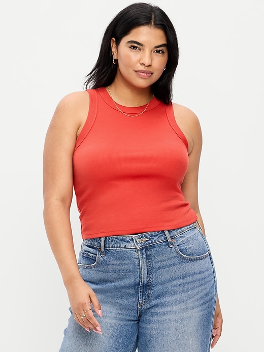 Image number 5 showing, Snug Crop Tank Top