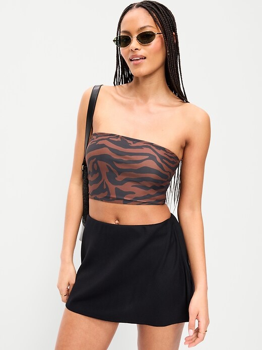 Image number 3 showing, Tie-Back Bandeau Swim Top