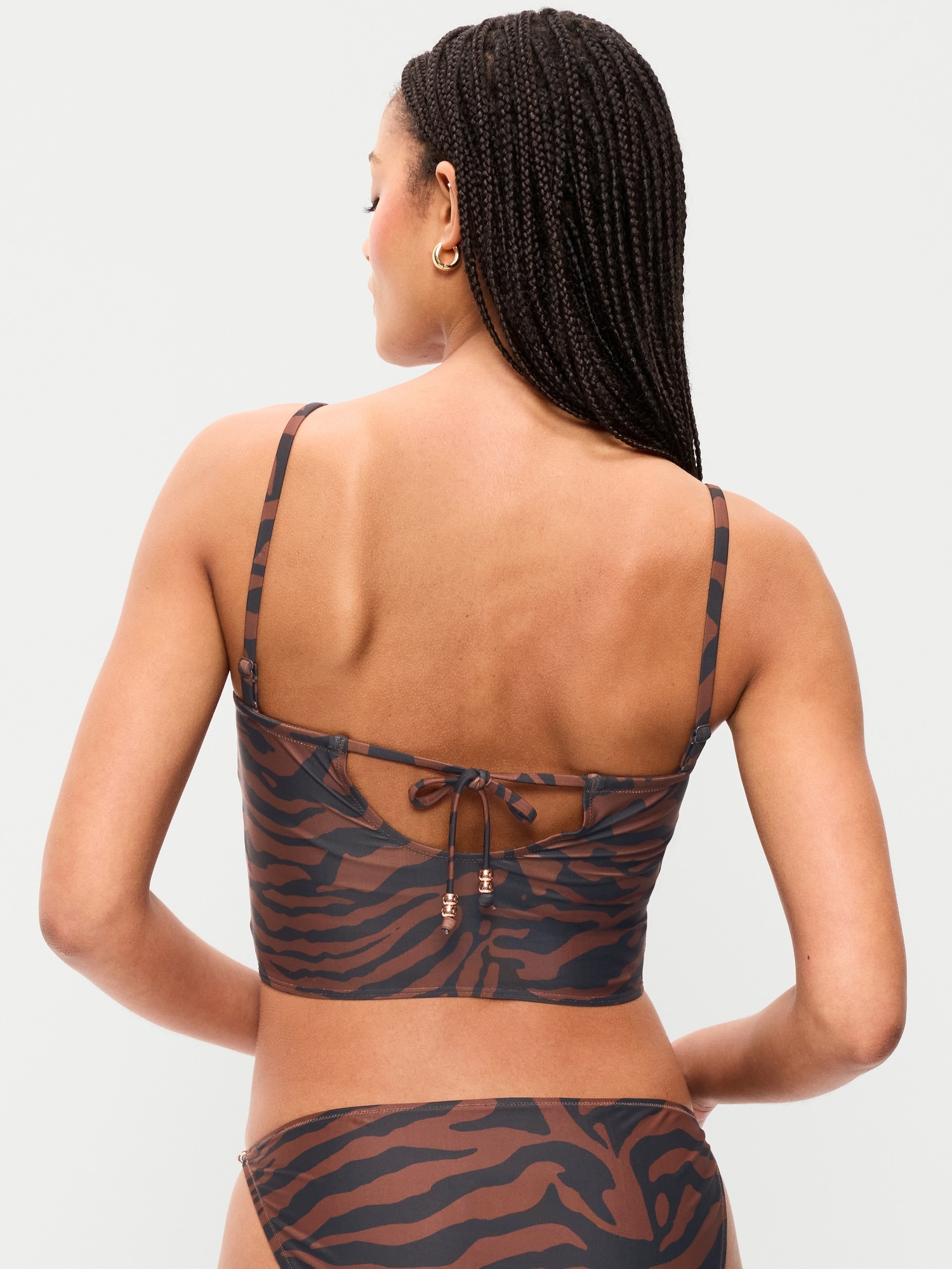 Image number 2 showing, Tie-Back Bandeau Swim Top