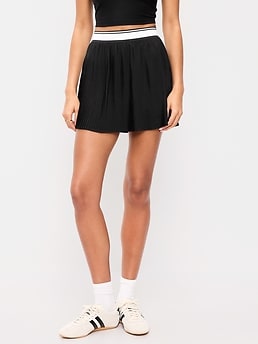 Extra High-Waisted Micro-Pleated Skort - image 3