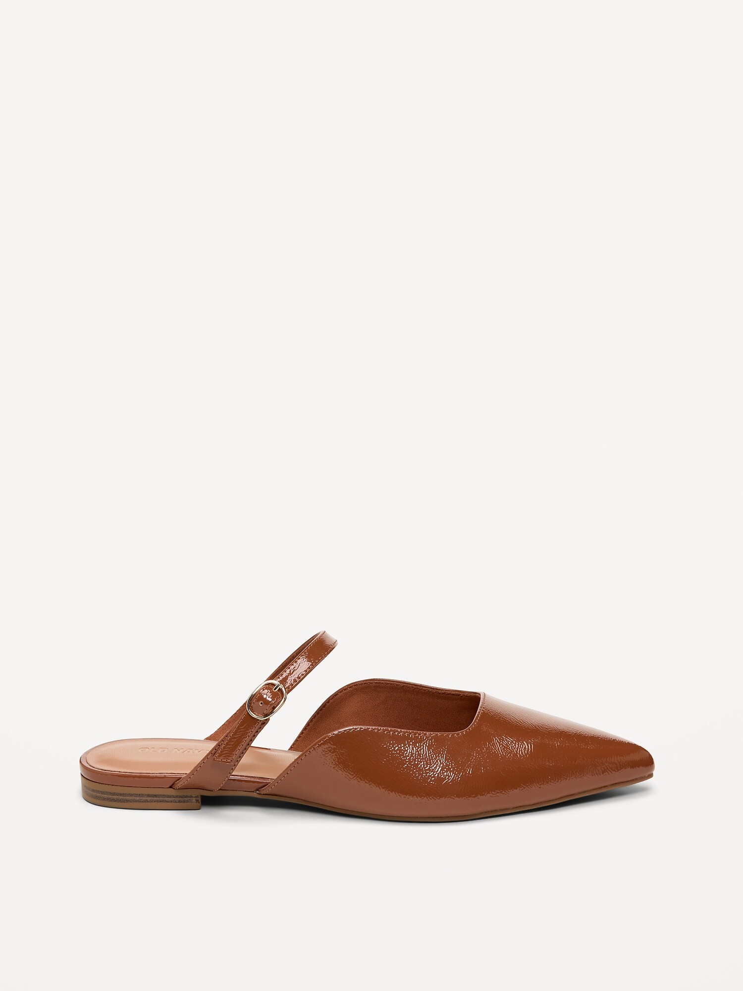 Женские сабо Old Navy Pointed-Toe Mule Flats for Women, цвет: Каштановый — фото 4