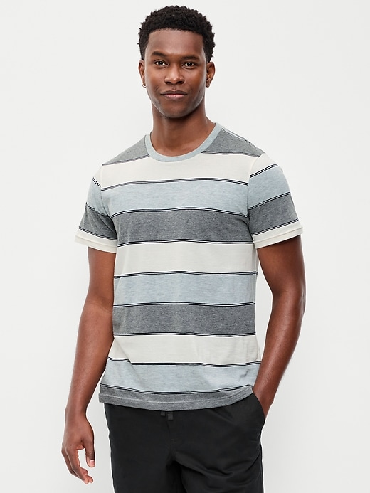 Image number 3 showing, Crew-Neck Striped T-Shirt