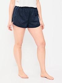 Image number 2 showing, NEED FABRIC CONTENT Classic Poplin Boxer Pajama Shorts