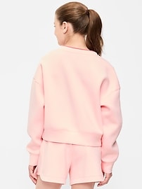 Image number 2 showing, Bounce Fleece V-Neck Sweatshirt for Girls