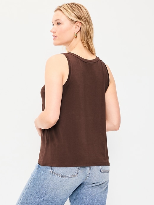 Image number 6 showing, Luxe Scoop-Neck Tank Top