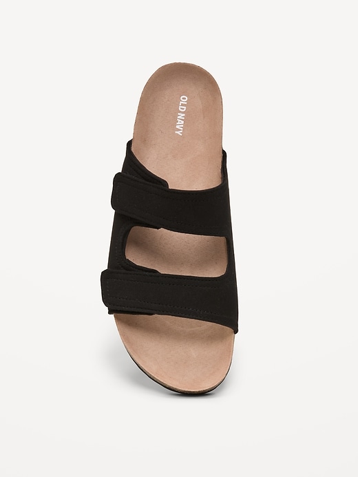 Image number 2 showing, Faux-Suede Double-Strap Slide Sandals for Men