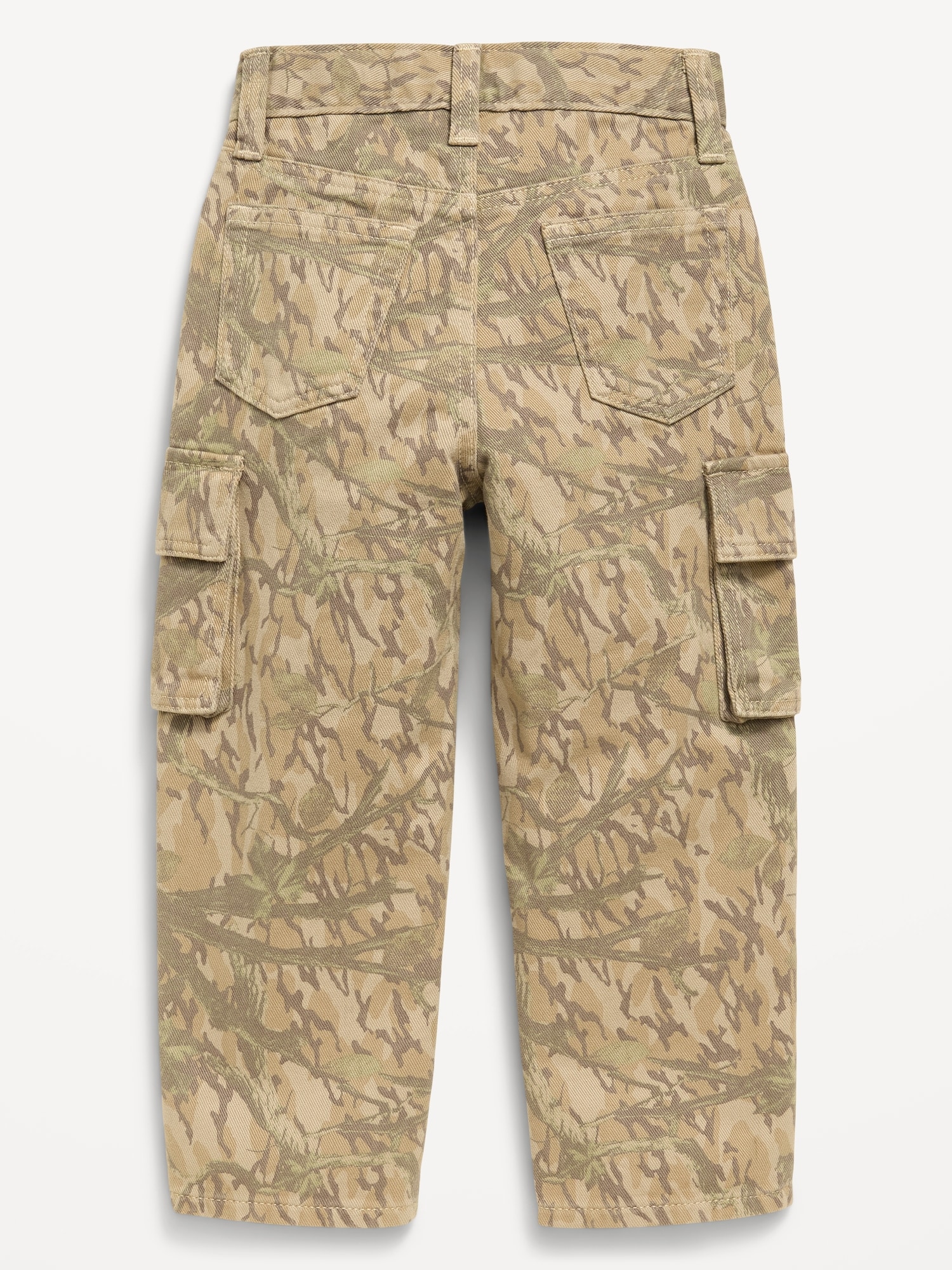 Baggy Barrel-Leg Cargo Jeans for Toddler Boys
