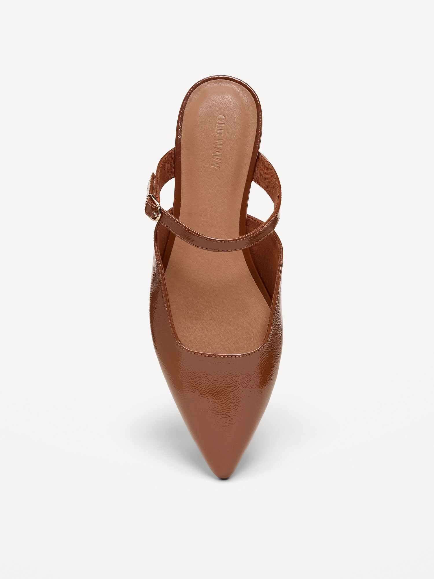 Женские сабо Old Navy Pointed-Toe Mule Flats for Women, цвет: Каштановый — фото 3