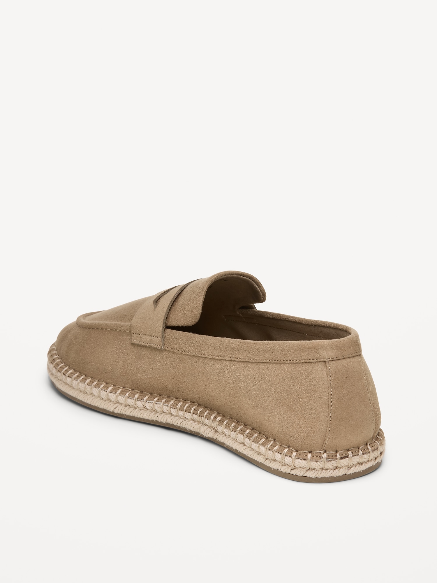 Faux-Suede Espadrille Loafers for Men